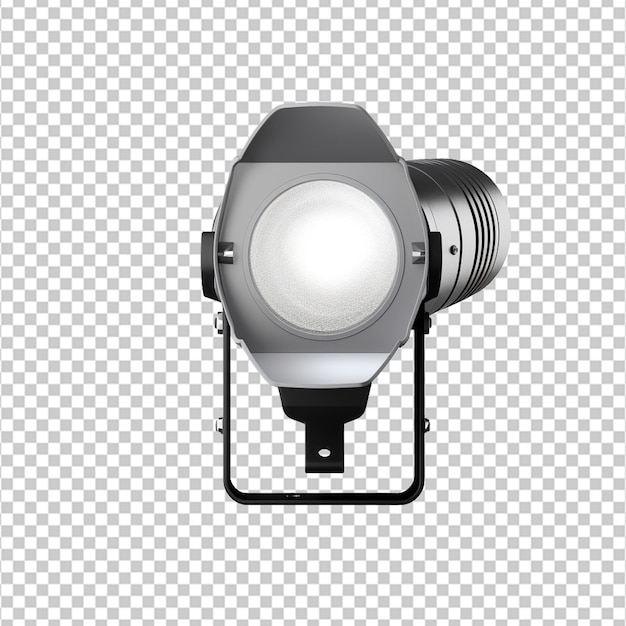 PSD spotlight stage illustration white background image of lamp professional light for entertainment concrete theatre studio lighting equipment on hite background