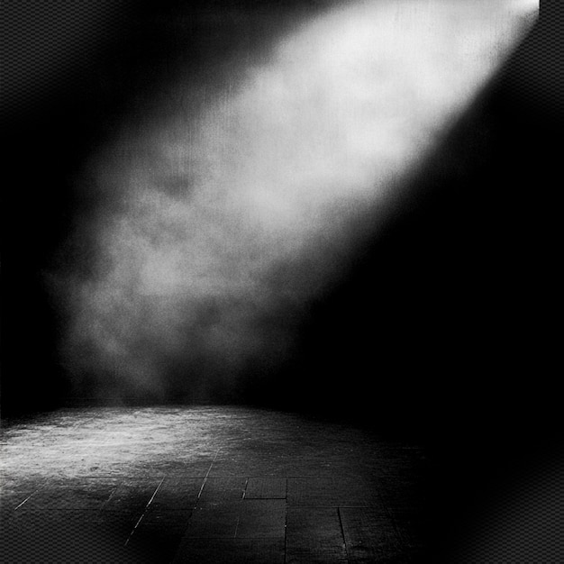 Spotlight straal rook overlay effect