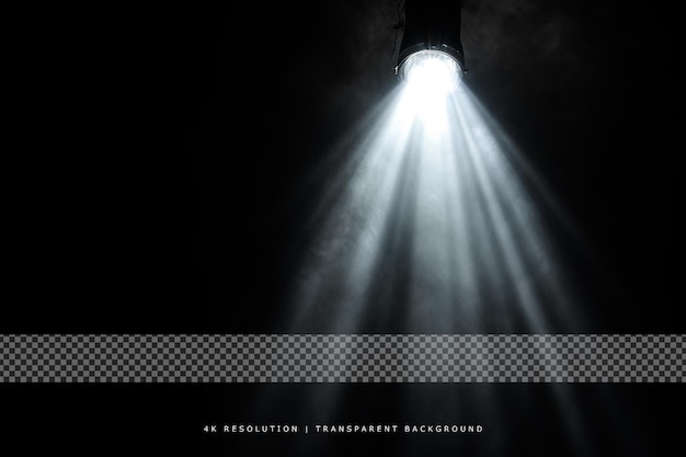 PSD spotlights on transparent background