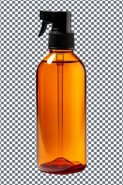 PSD spray bottle isolated on a transparent background