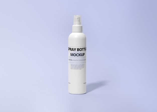 PSD spray bottle mockup design