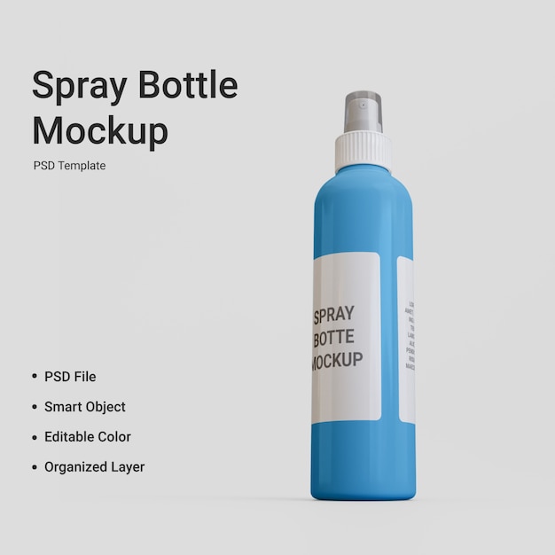 Bottiglia spray mockup isolato