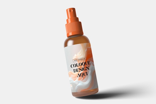 Spray Bottle Mockup PSD