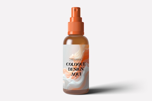 Spray Bottle Mockup PSD