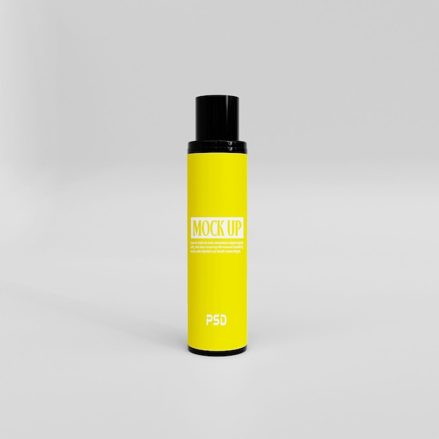 Spray bottle mockup realistic 3d rendering Premium Psd