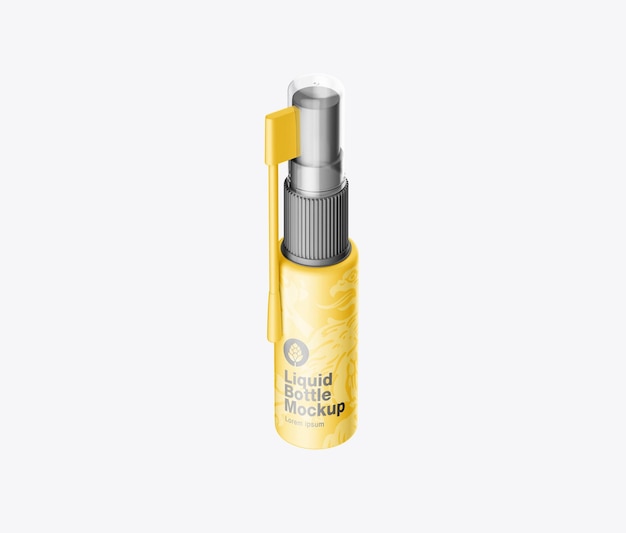 PSD spray bottle mockup