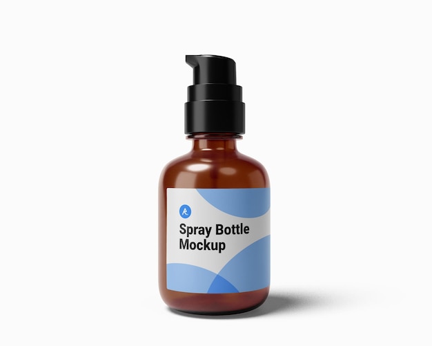 spray bottle mockup