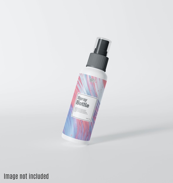 Spray bottle mockup