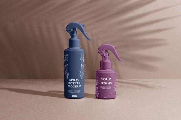 PSD spray bottle mockup