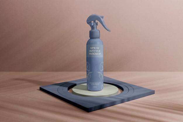 PSD spray bottle mockup