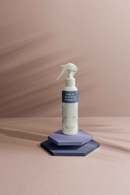 PSD spray bottle mockup