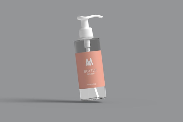 PSD spray bottle mockup