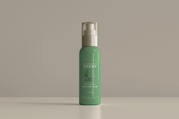 spray bottle mockup