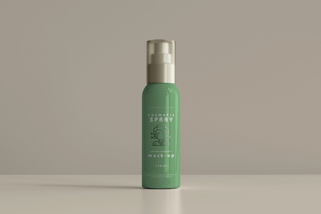 Spray bottle mockup