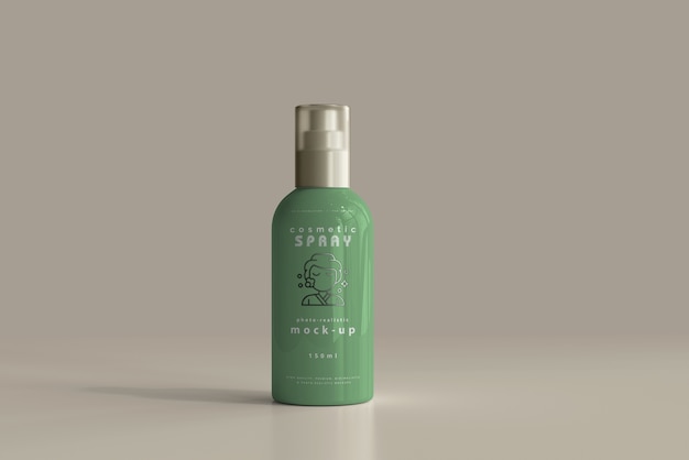 spray bottle mockup