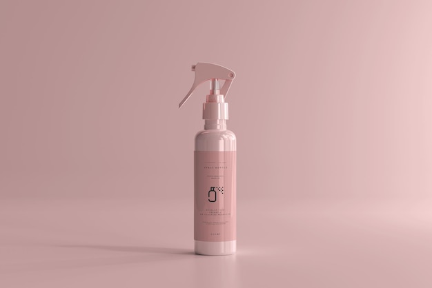 spray bottle mockup