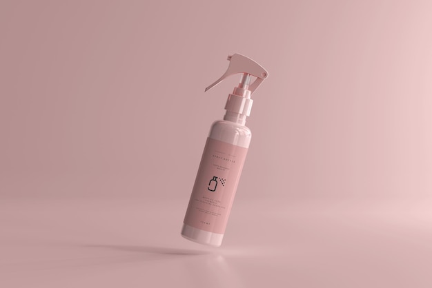 spray bottle mockup