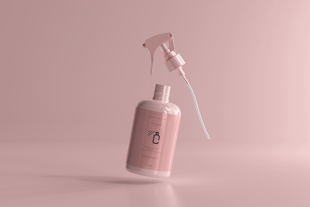 Spray Bottle Mockup