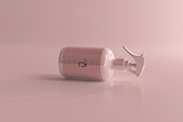 Spray Bottle Mockup