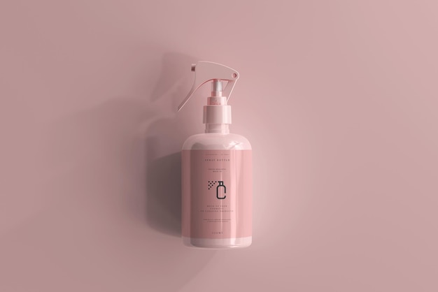 spray bottle mockup