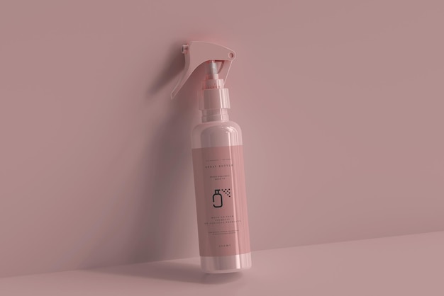 spray bottle mockup