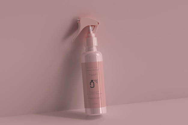 Spray bottle mockup