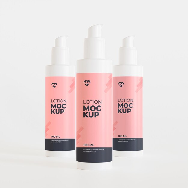 Spray bottle mockup