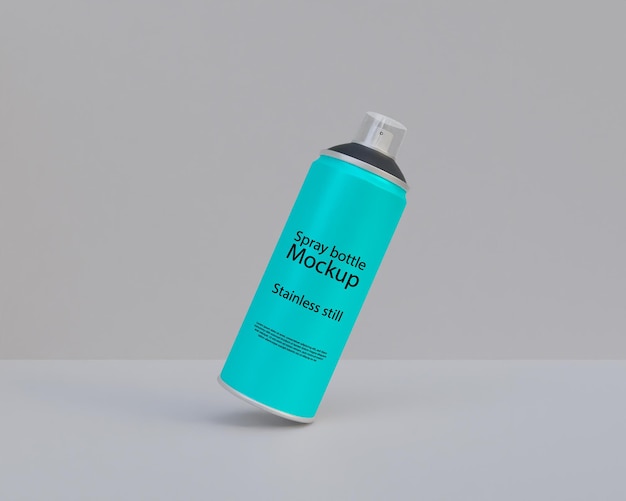 PSD mockup della bottiglia spray