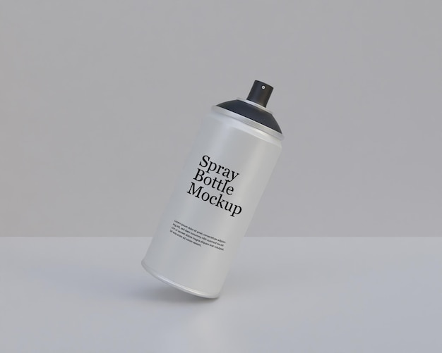 PSD mockup della bottiglia spray