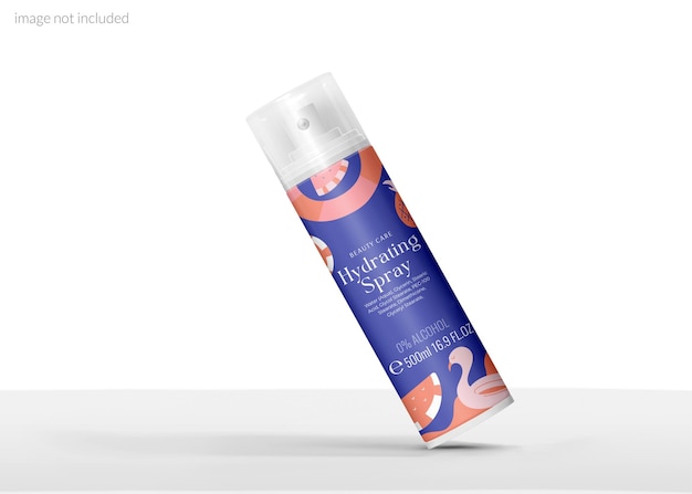 PSD spray bottle mockup