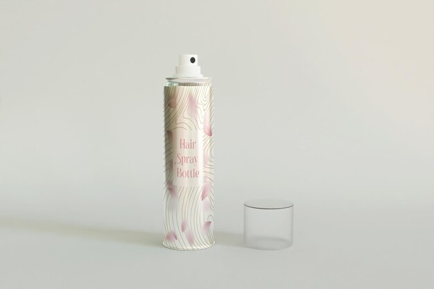 PSD spray bottle mockup