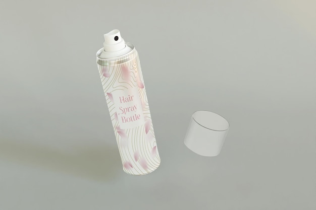 PSD spray bottle mockup