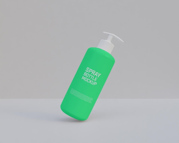 PSD mockup della bottiglia spray