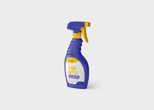 Spray bottle mockup