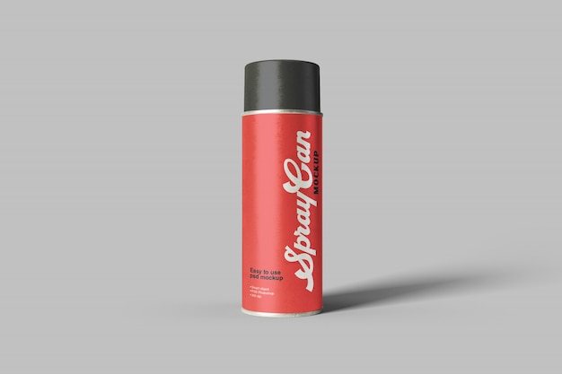 Spray can mockup