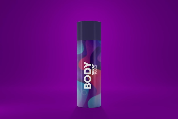 Spray mockup