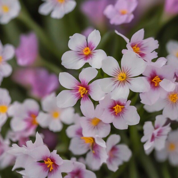 PSD 春の花の背景