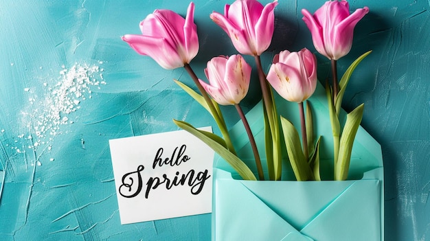 Spring greeting card