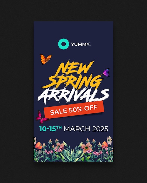 Spring sale instagram stories