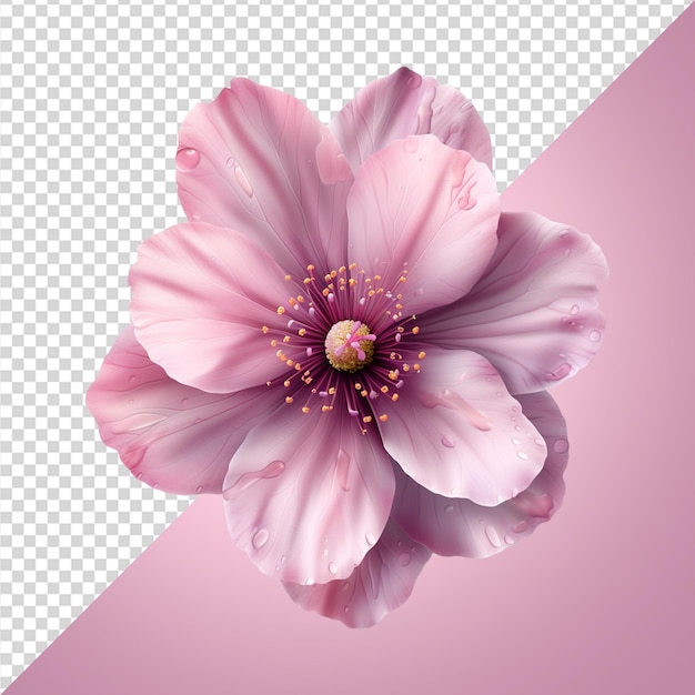 Primavera fiori di magnolia rosa png