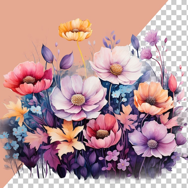 PSD spring season png illustration