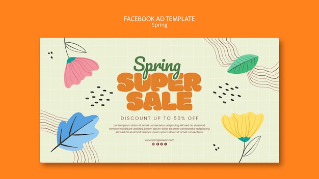 PSD spring  template design