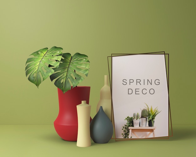 PSD springdecoratie concept mock-up