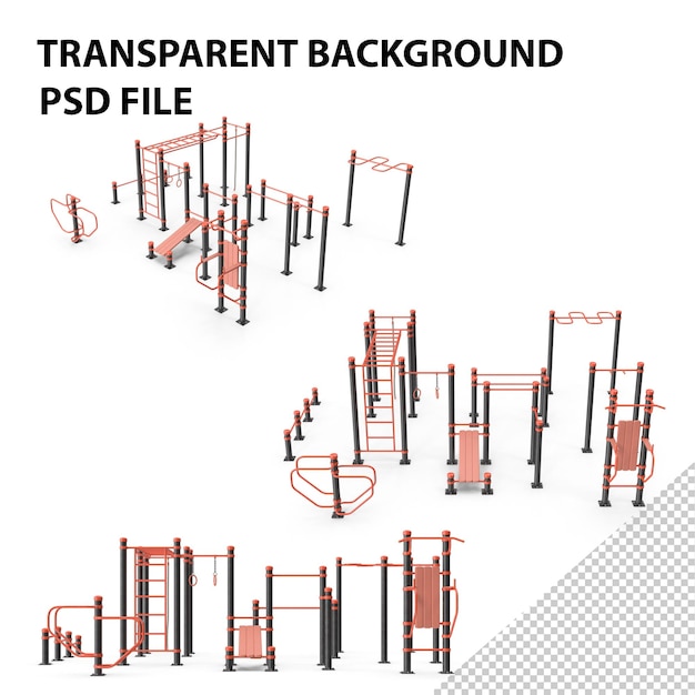 PSD sprzęt do ćwiczeń ulicznych png