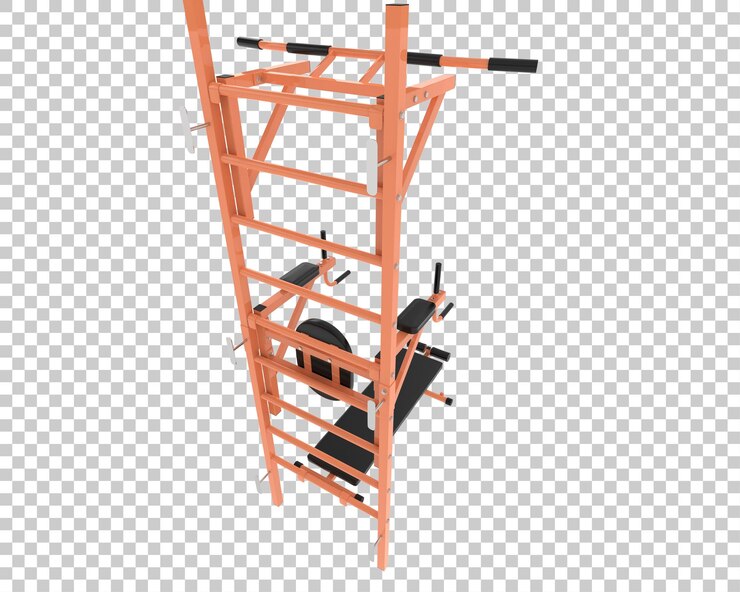 PSD sprzęt sportowy izolowany na tle ilustracja renderingu 3d