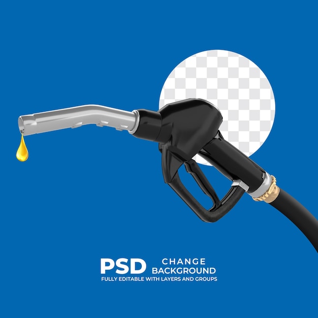 spuitstuk voor het afgieten van benzine of diesel