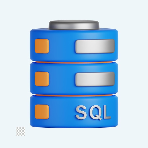 PSD sql 3d-pictogram