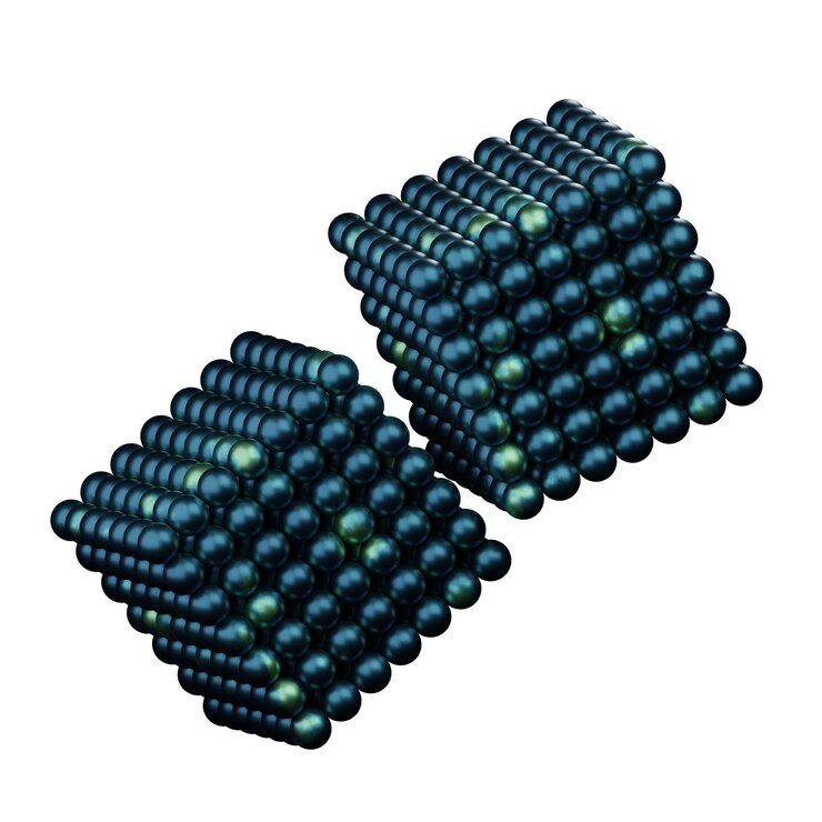 PSD square abstract shape_3d holographic