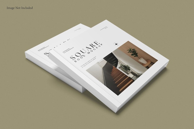 Квадратный макет книги