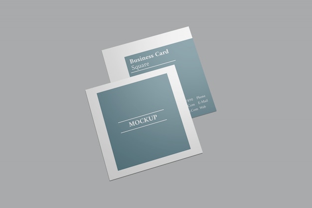 Square business card 4